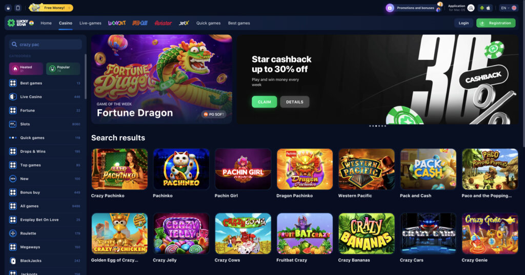 Explore the Thrills of LuckyStar Casino